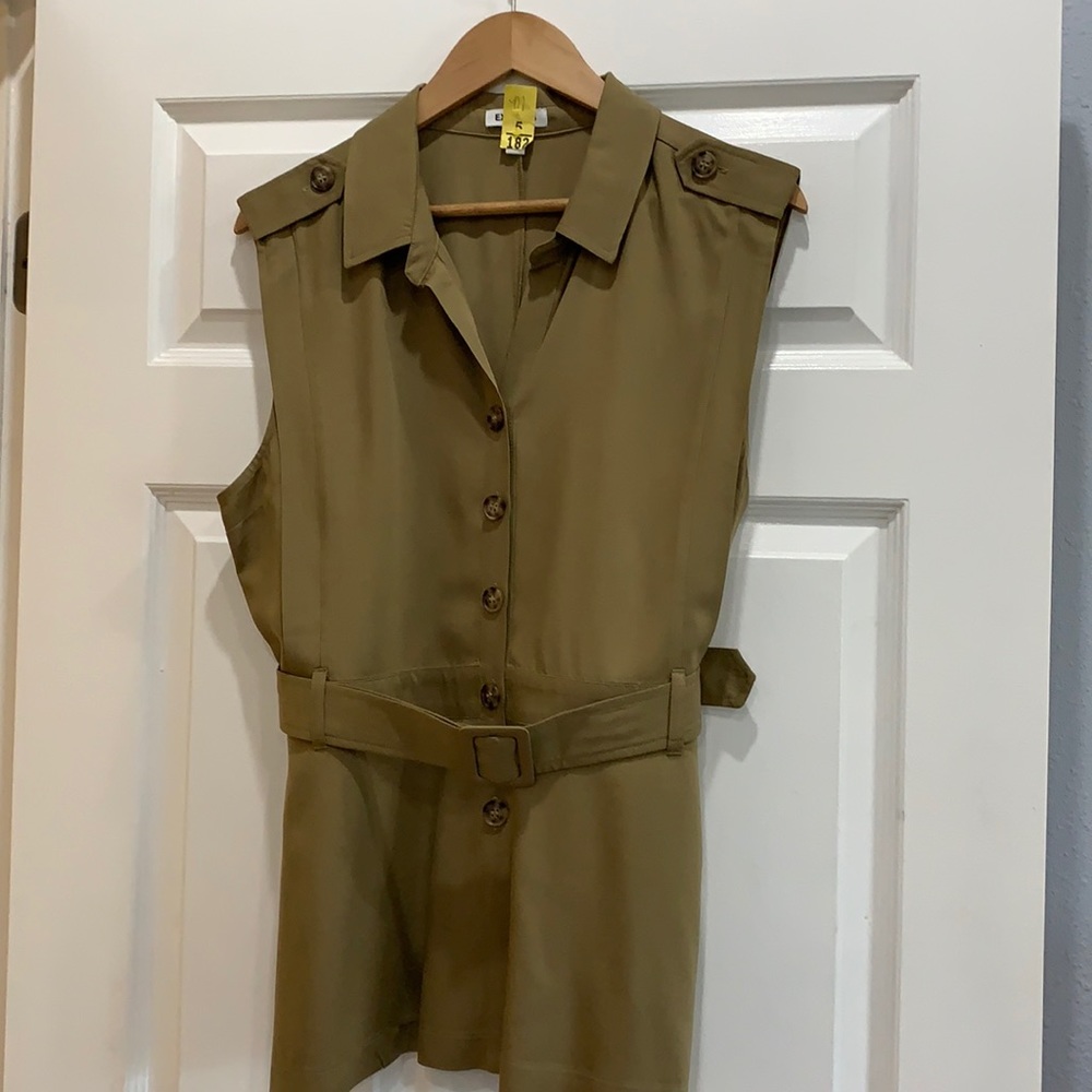 Express Utility Belted Botton Front Tank | Size L
